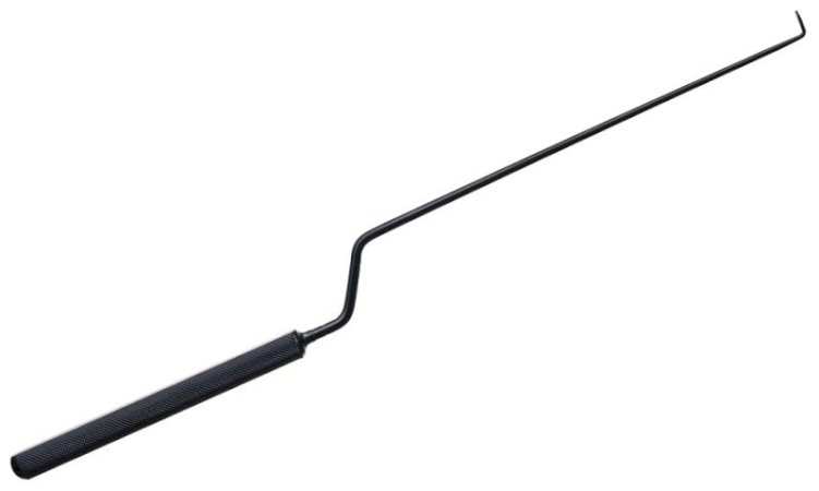 Phantom ML Nerve Hooks Bay Micro Nerve Hook, 150 MM (6) Wrk/length, 275 MM  (11), TiAlN Coated, Black - Tedan Surgical Innovations