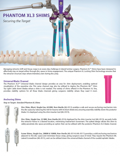 Écarteur lombaire - Phantom XL3™ - TeDan Surgical Innovations